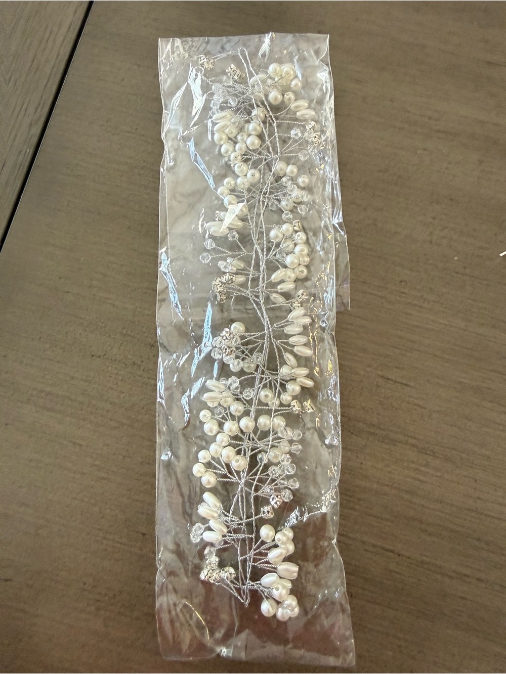 Pearl and Crystal Decorative Vine - bridal hair